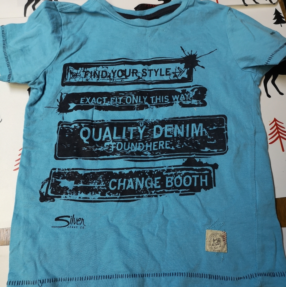 T-shirt Silver